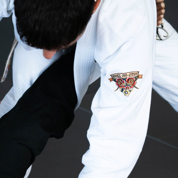 Hooks Pantera Negra BJJ GI - White.