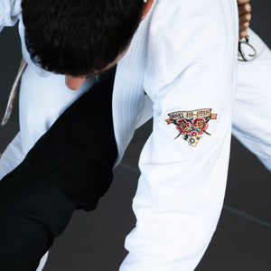 Train like a superhero with Hooks Pantera Negra BJJ GI - White