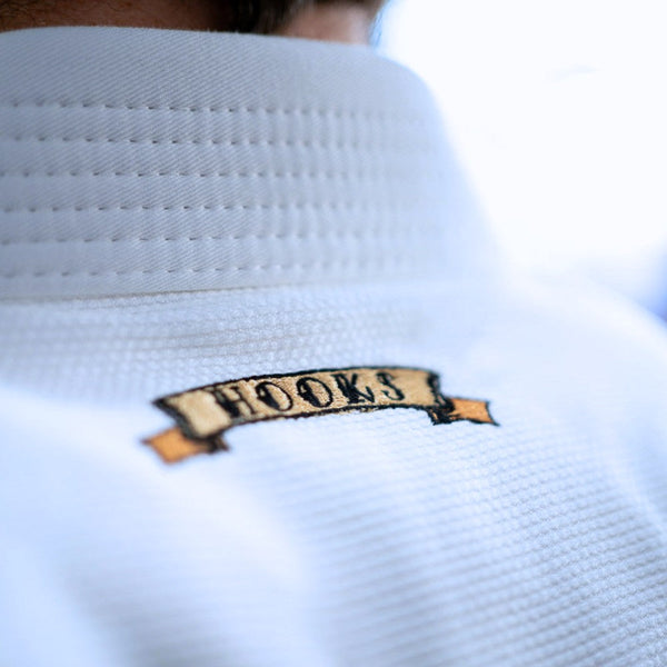 Hooks Pantera Negra BJJ GI - White.