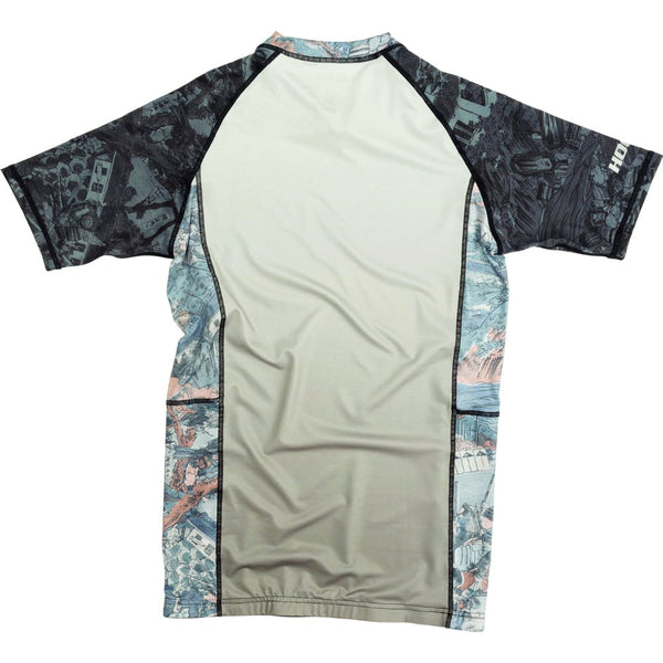 Hooks Short Sleeve BJJ Rashguard - Battle.