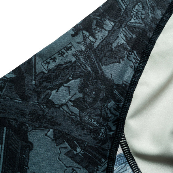 Hooks Short Sleeve BJJ Rashguard - Battle.