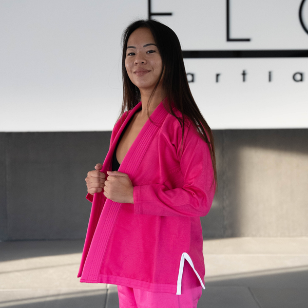 Hooks Pastel BJJ Gi - Pink