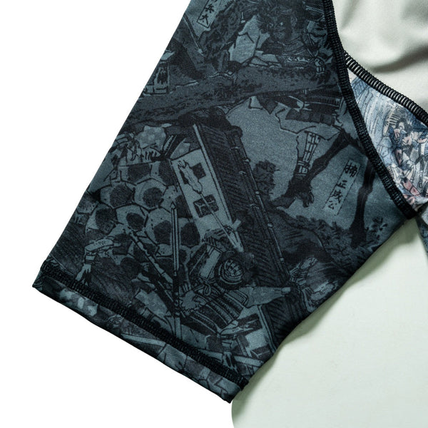 Hooks Short Sleeve BJJ Rashguard - Battle.