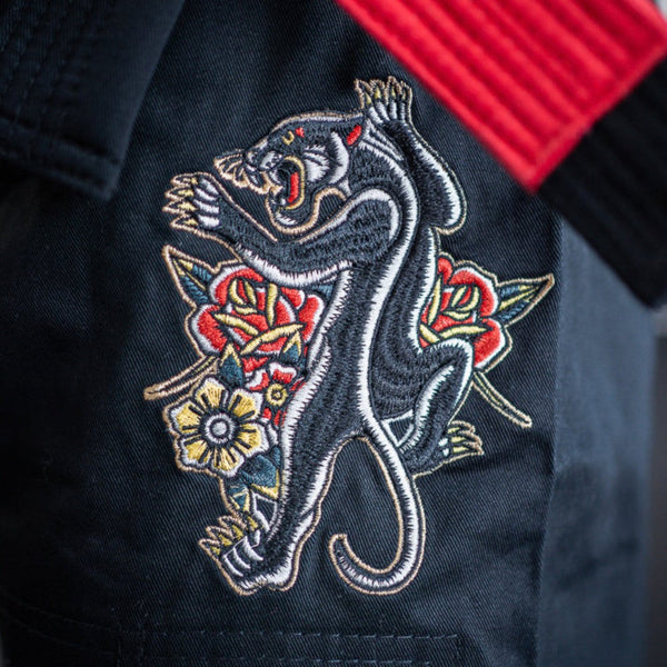 Hooks Pantera Negra BJJ GI - Black.