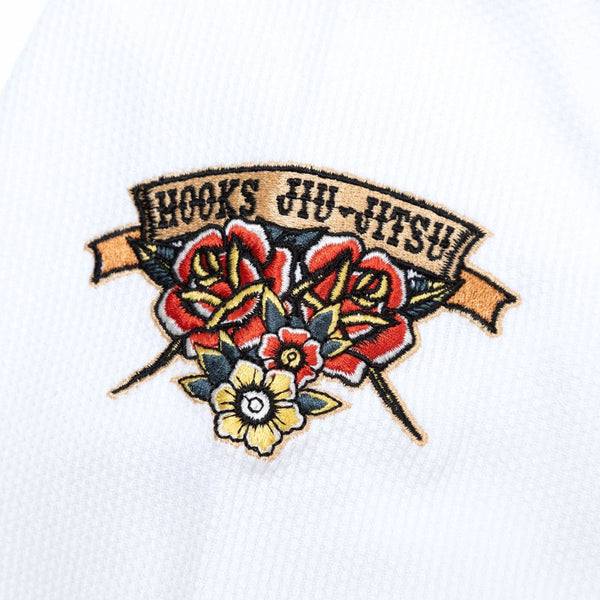 Hooks Pantera Negra BJJ GI - White.