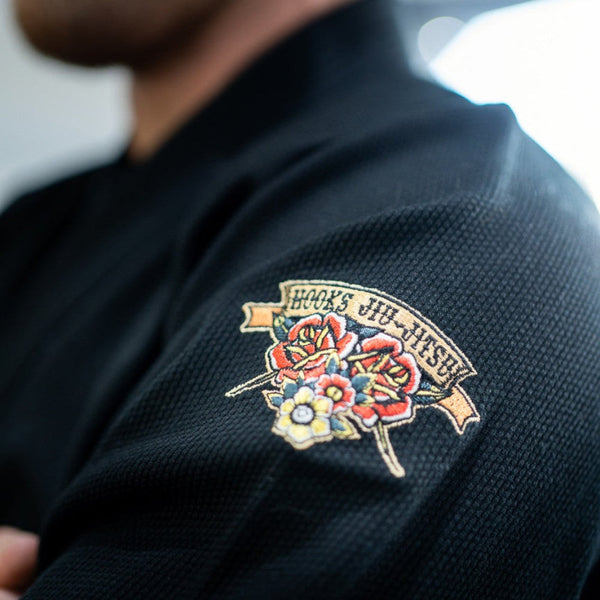 Hooks Pantera Negra BJJ GI - Black.