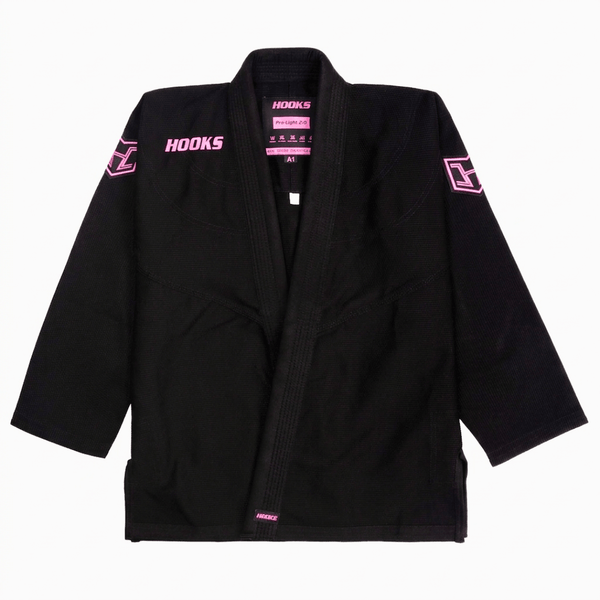Hooks - Pro-Light BJJ Gi - Rose Noir