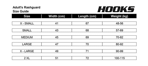 Hooks Short Sleeve Ranked Rashguard