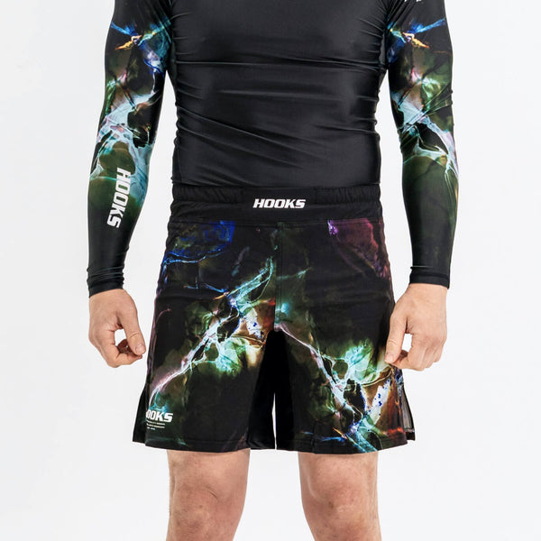 Hooks BJJ Shorts - Dark Lights Grappling Shorts