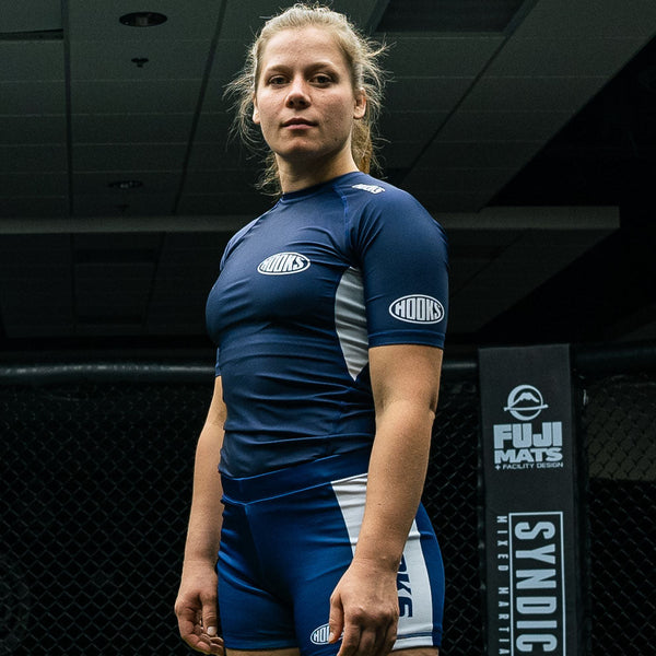 Hooks Women's Flex BJJ Shorts - Navy.