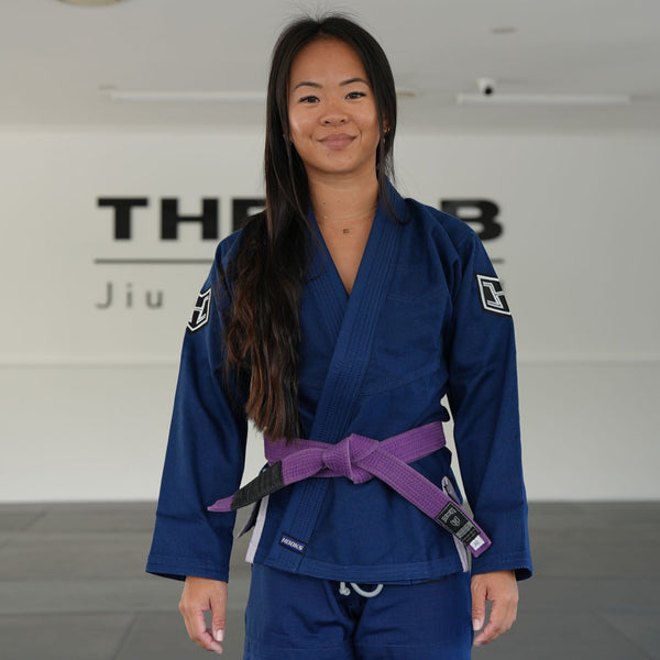 Hooks BJJ GI - Prolight - Navy with Black/Grey
