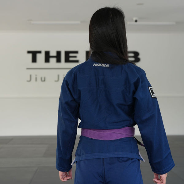 Hooks BJJ GI - Prolight - Navy with Black/Grey