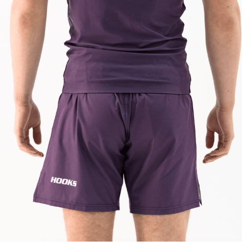 Hooks - Fusion Grappling Shorts - Plum
