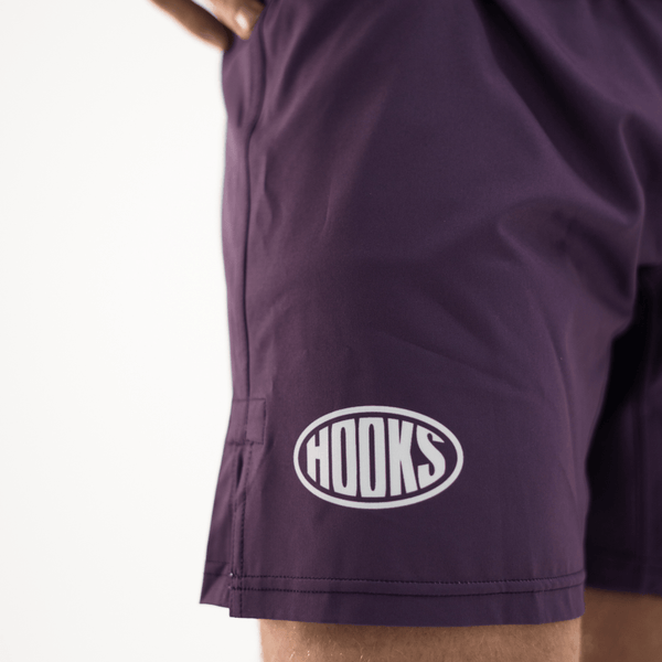 Hooks - Fusion Grappling Shorts - Plum