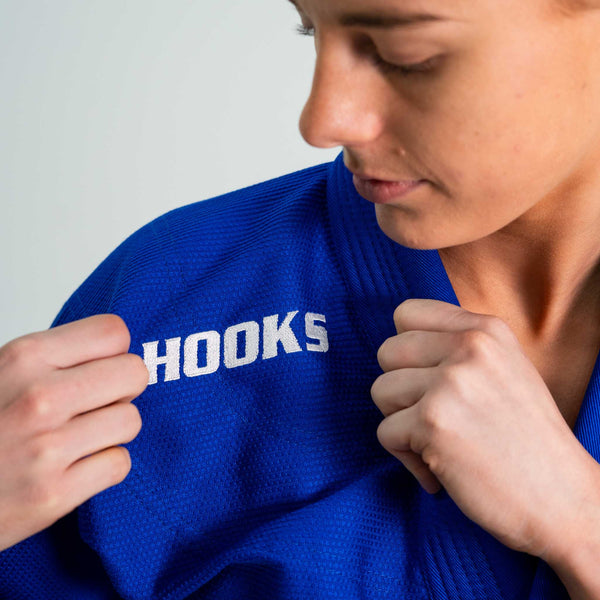 Hooks BJJ GI - Prolight II - Blue with Black.