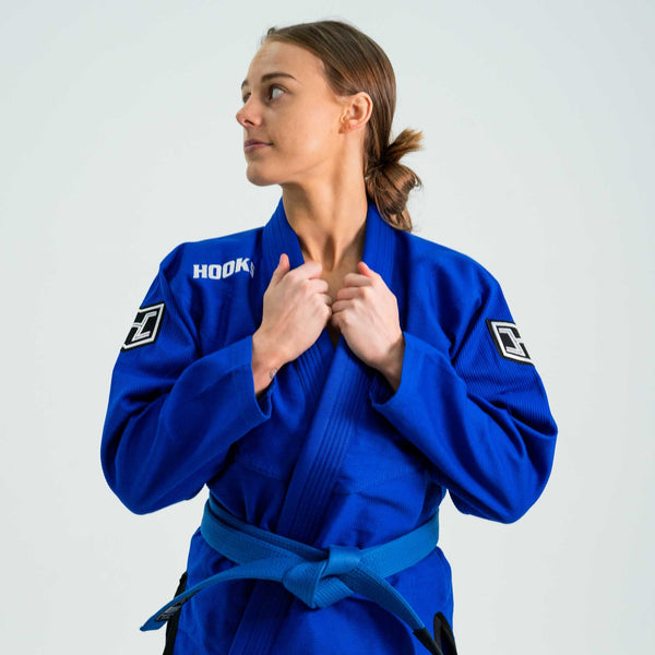 Hooks BJJ GI - Prolight II - Blue with Black.