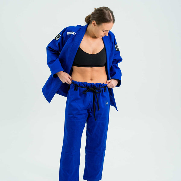 Hooks BJJ GI - Prolight II - Blue with Black.