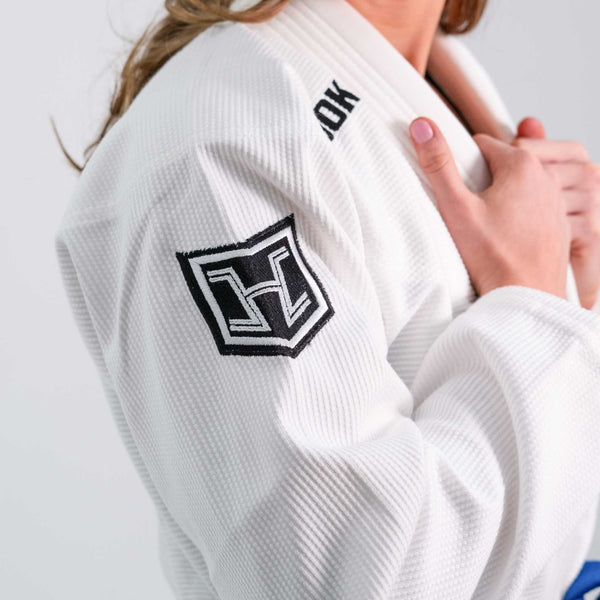Hooks BJJ GI - Prolight II - White with Black.