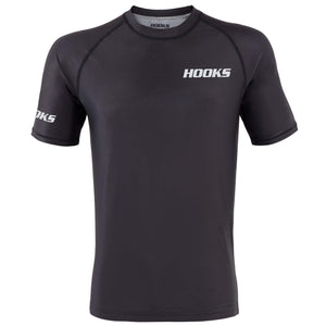 Hooks Core Rashguard Black - Short sleeve - Hooks Jiu-Jitsu