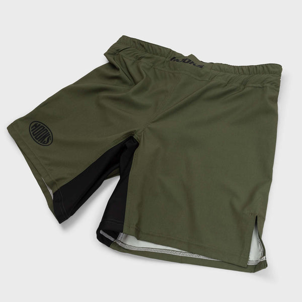 Hooks BJJ Grappling Shorts - Olive.