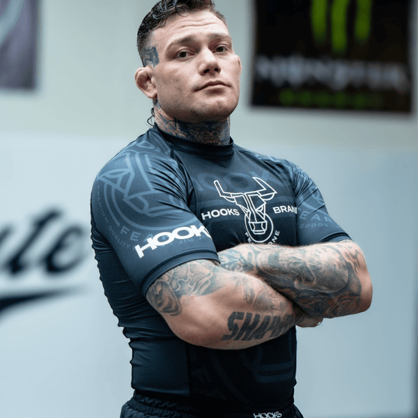 No Gi Hooks Rashguard BJJ Jiu Jitsu