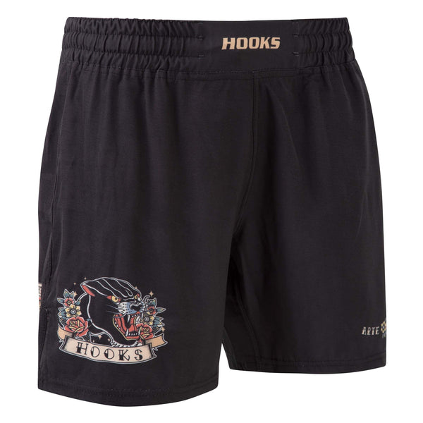 Hooks BJJ Grappling Shorts - Pantera Negra.