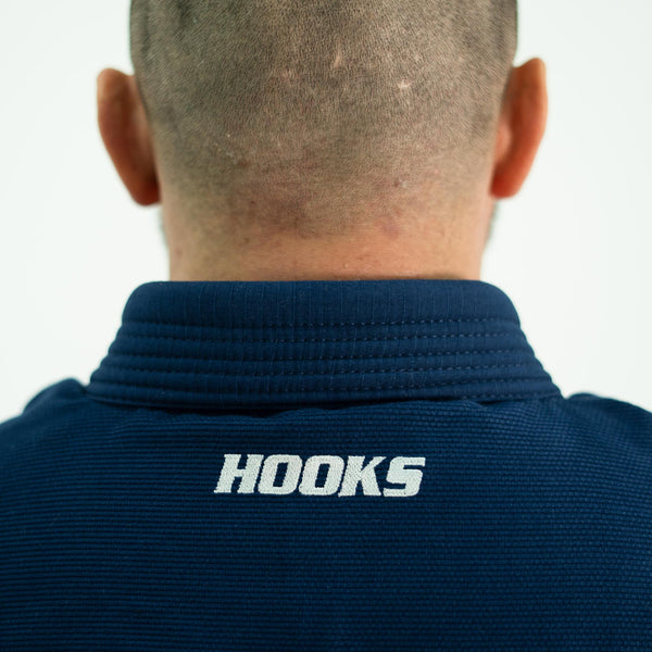 Hooks BJJ GI - Prolight - Navy with Black/Grey