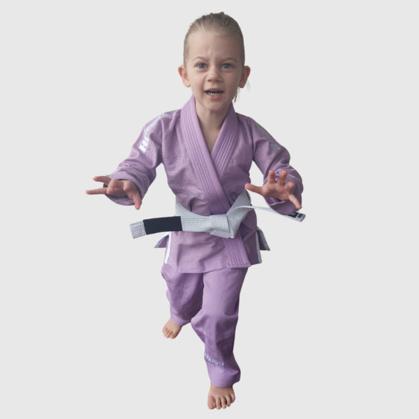 Hooks BJJ GI - Kids Classic - Lilac includes White Belt
