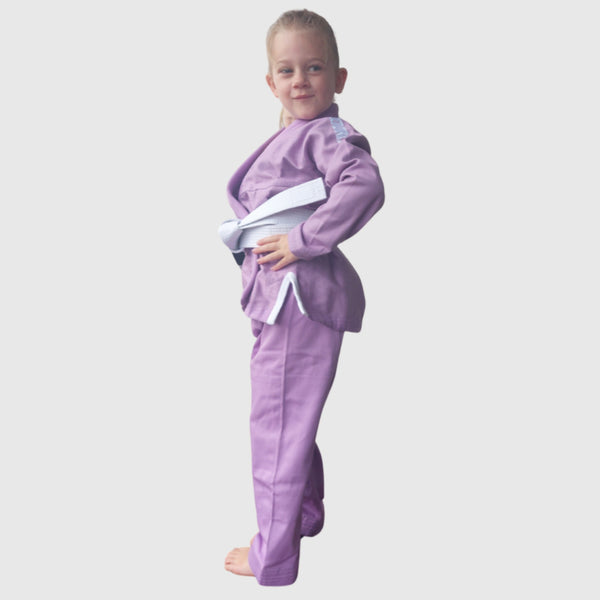 Hooks BJJ GI - Kids Classic - Lilac includes White Belt