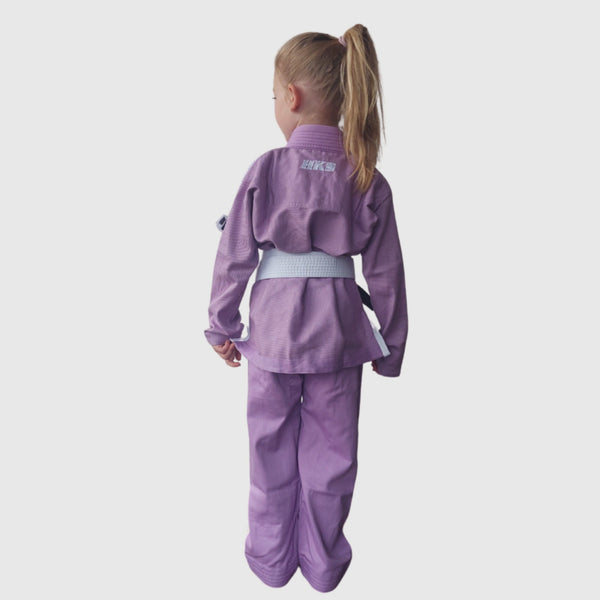 Hooks BJJ GI - Kids Classic - Lilac includes White Belt