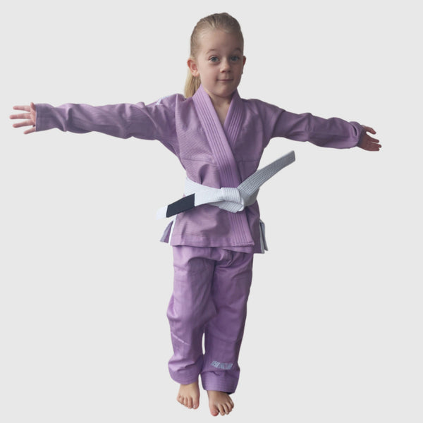 Hooks BJJ GI - Kids Classic - Lilac includes White Belt