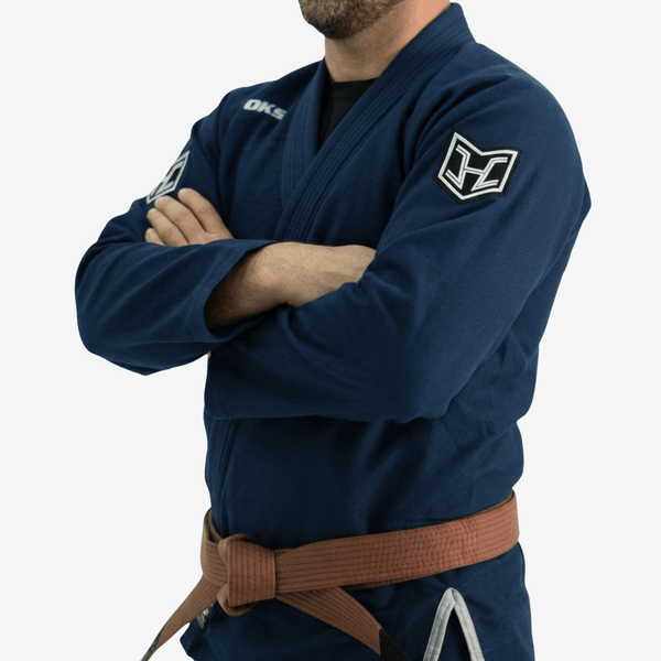 Hooks BJJ GI - Prolight - Navy with Black/Grey