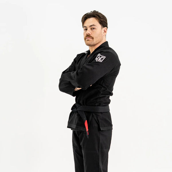 Hooks Men's Prolight BJJ Gi in black - alternate view