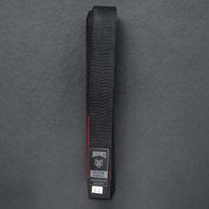 Hooks Black BJJ Belt - Hooks Jiu-Jitsu