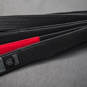 Hooks Black BJJ Belt - Hooks Jiu-Jitsu
