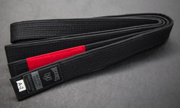 Hooks Black BJJ Belt - Hooks Jiu-Jitsu