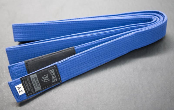Hooks Blue BJJ Belt - Hooks Jiu-Jitsu