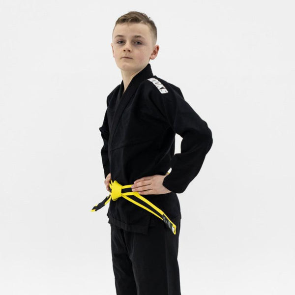 Hooks Kids Classic BJJ Gi - Black includes White Belt - Hooks Jiu-Jitsu