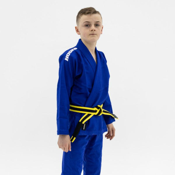 Hooks Kids Classic BJJ Gi - Blue includes White Belt - Hooks Jiu-Jitsu
