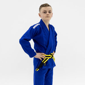 Hooks Kids Classic BJJ Gi - Blue includes White Belt - Hooks Jiu-Jitsu