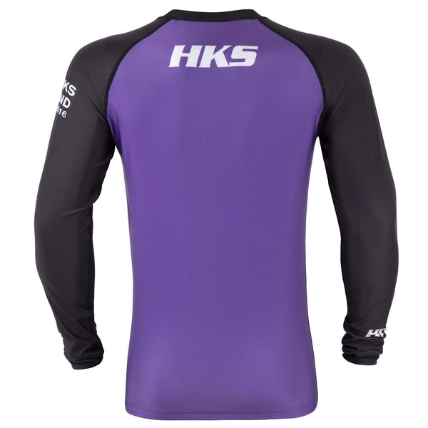 Hooks Long Sleeve Ranked Rashguard - Purple - Hooks Jiu-Jitsu