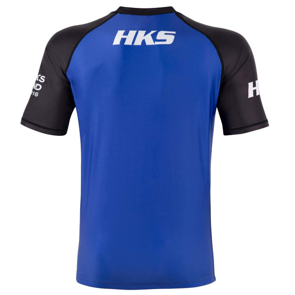 Hooks Short Sleeve Ranked Rashguard - Blue - Hooks Jiu-Jitsu