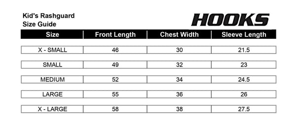 Hooks Kids Rank Rashguard - Green - Hooks Jiu-Jitsu