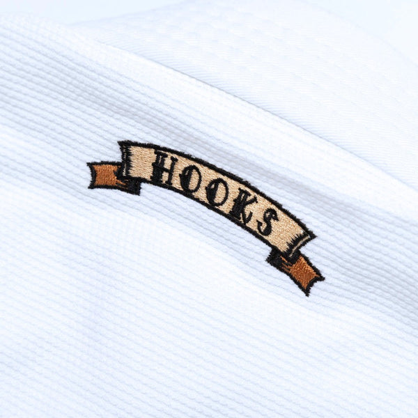 Hooks Pantera Negra BJJ GI - White.