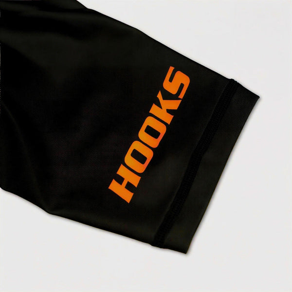 Hooks Kids 2026 Ranked BJJ Rash Guard - Orange