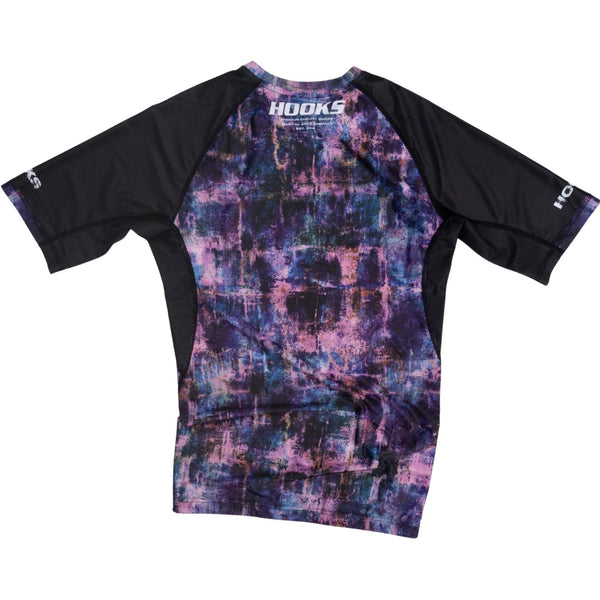 Hooks Grunge Short Sleeve BJJ Rash Guard