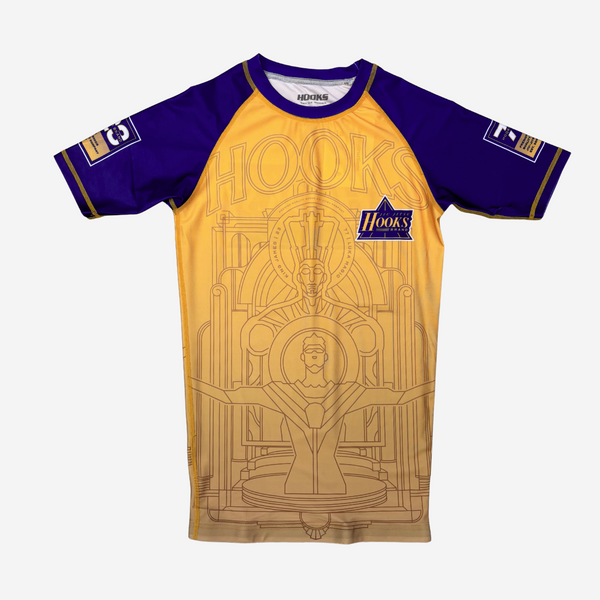 Hooks BJJ Rash Guard - Showtime - Yellow