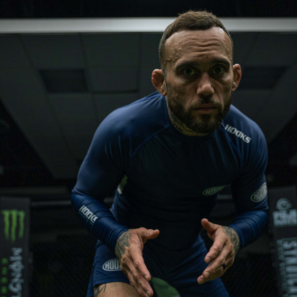 Hooks Fusion BJJ Long Sleeve Rashguard - Navy