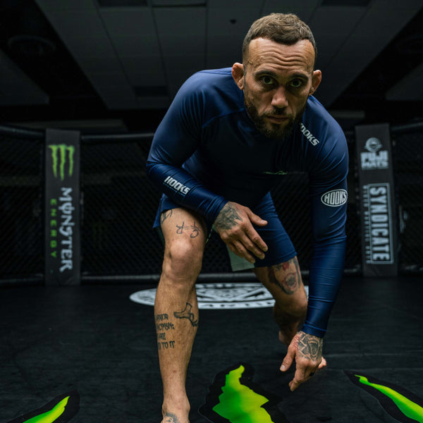 Hooks Fusion BJJ Long Sleeve Rashguard - Navy