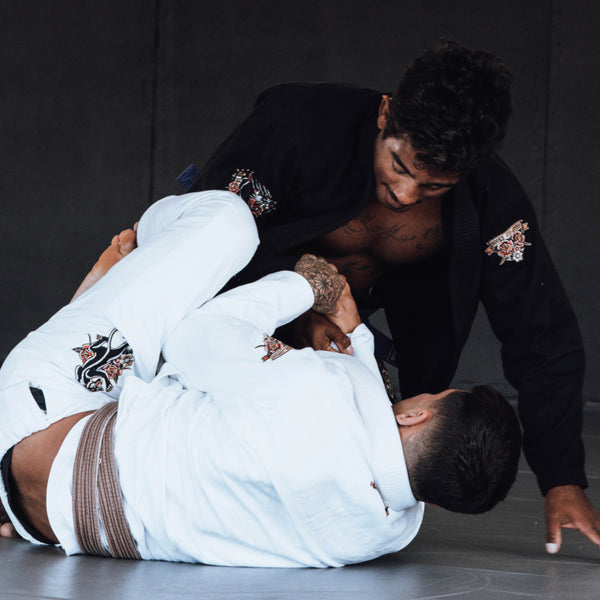 Rolling in the Panther BJJ Gi